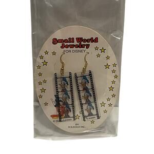 Vintage Dinsey Donald Duck Film Strip Earrings